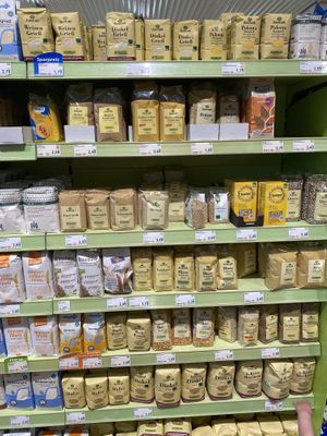 Just some of the flours  at Alnatura - Boschetsrieder Str. in Munich
