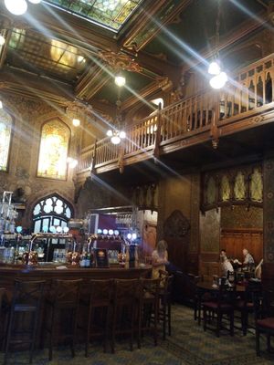 Hall at Caru' cu Bere in Bucharest