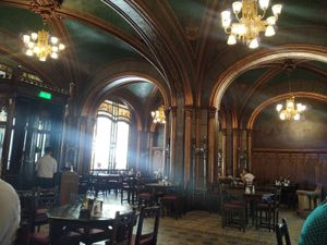 Hall at Caru' cu Bere in Bucharest