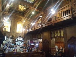 Hall at Caru' cu Bere in Bucharest