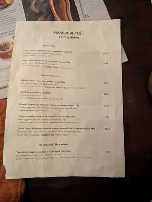  at Caru' cu Bere in Bucharest