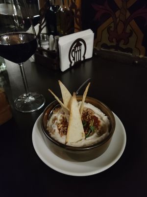 Bean dip at Caru' cu Bere in Bucharest