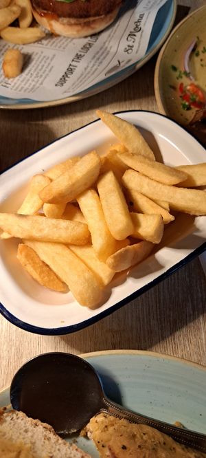 Chips at The Oak Tree Inn in Balmaha