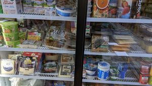 Vegan cheese/seitan/tofu (June 2023) at Congelados Acevedo in Navarra