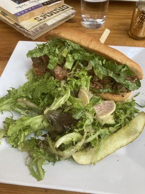 Seitan sandwich  at Daily Planet in Burlington