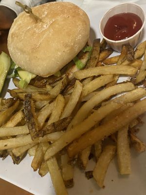Beyond burger  at Daily Planet in Burlington