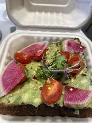 Avocado toast   at Bite Food & Coffee Co in Hackensack