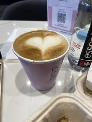 Oat milk cappuccino   at Bite Food & Coffee Co in Hackensack