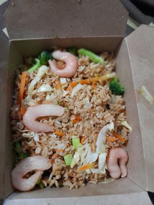 Special fried rice at Lotus Garden in Eugene