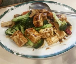 Tofu Plate at Lotus Garden in Eugene