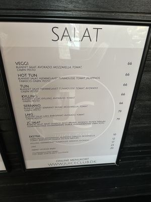 Salads  at Juice Club in Soroe