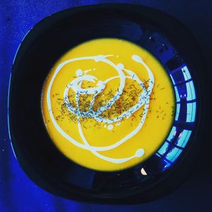 Sopa de abóbora at Espaço Vivo S Coop Galega in Redondela