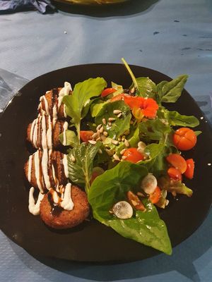 Falafel Con Ensalada Da horta at Espaço Vivo S Coop Galega in Redondela