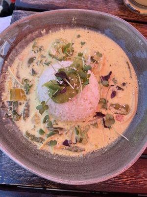 vegan curry  at Seecafe in Mondsee