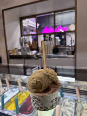   at Gelateria VerderosA in Bergamo