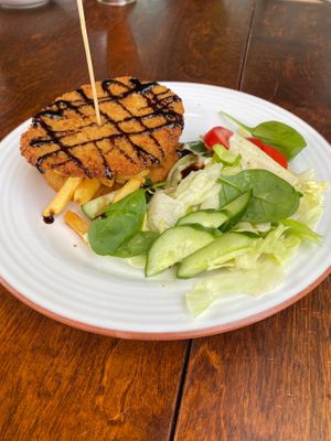 Vegetable Schnitzel at Burė in Nida