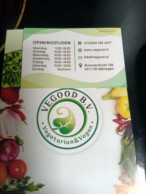 Hours and contact info at Vegetarian World Supermarket in Nijmegen
