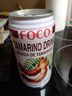 Can of tamarind drink at Vegetarian World Supermarket in Nijmegen