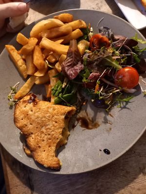 Derbyshire oatcake  at The Cheshire Cheese Inn in Hope