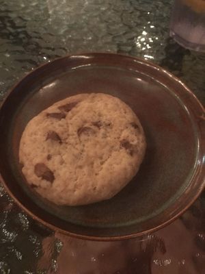 Vegan cookie! at Steamy Buddha in Ellsworth