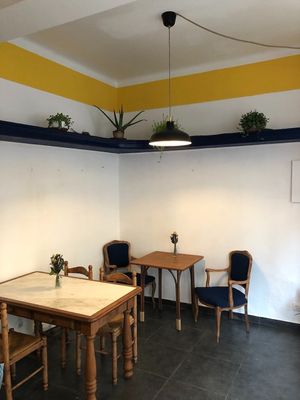 The inside of the Cantina at Cantina Minúscula in Lisbon