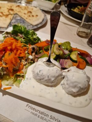 Ofenkartoffel mit gemuse at Bachlwirt in Seeboden