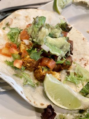 Tofu tiger tacos at Kayak Kafe - Broughton in Savannah