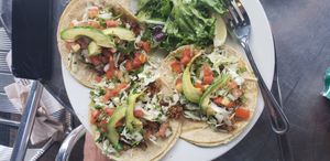 Walnut meat tacos at Kayak Kafe - Broughton in Savannah