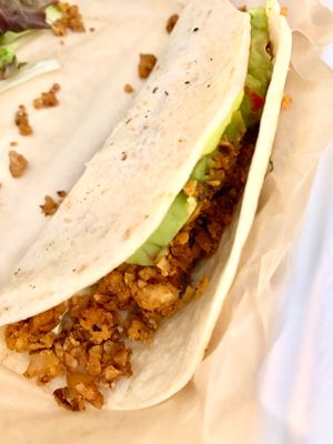Vegan walnut chorizo tacos at Kayak Kafe - Broughton in Savannah
