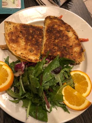 Vegan gyro at Kayak Kafe - Broughton in Savannah