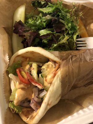 Vegan Shawarma  at Kayak Kafe - Broughton in Savannah