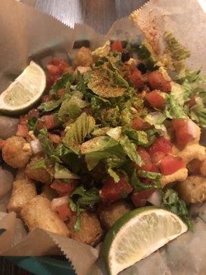 Vegan “Totchos” (special)  at Kayak Kafe - Broughton in Savannah