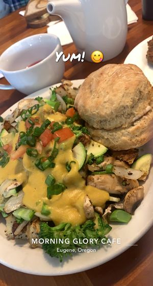   at Morning Glory Cafe in Eugene