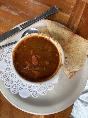 Special Soup- chili  at Morning Glory Cafe in Eugene