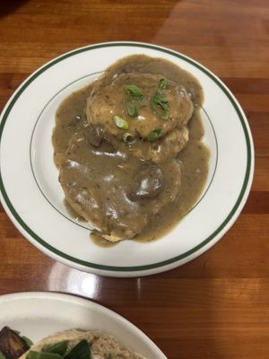 Half order biscuit and gravy  at Morning Glory Cafe in Eugene