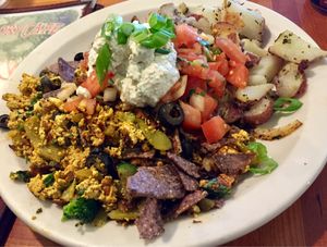 Chilaquiles  at Morning Glory Cafe in Eugene