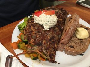 Vegan Veggie Scramble at Morning Glory Cafe in Eugene