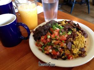 Chiliquiles, a savory breakfast treat at Morning Glory Cafe in Eugene
