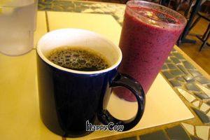 You should try the Blueberry-Ginger Smoothie! at Morning Glory Cafe in Eugene