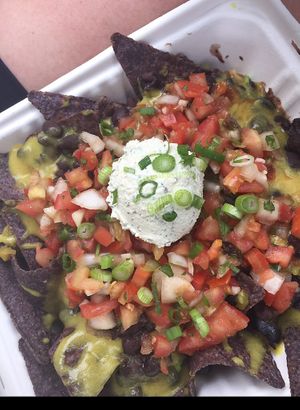 Bisbee Blue Nachos at Morning Glory Cafe in Eugene