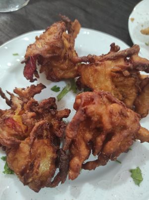 Pakoras vegetales at CurryPizza in Borriana