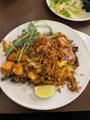 Rice dish  at Thai Vegan Kitchen in Helsinki