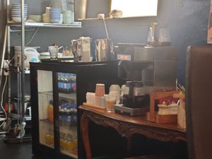 Open bar coffee and tea at Thai Vegan Kitchen in Helsinki