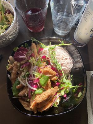 Can’t remember the name of this one, but it was a “Staff recommends” dish. It tasted fresh and nice, but nothing extra ordinary   at Thai Vegan Kitchen in Helsinki