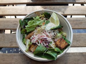 Pad thai at Thai Vegan Kitchen in Helsinki