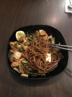 Pad Thai with Tofu  at Thai Vegan Kitchen in Helsinki