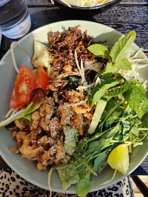 Salad at Thai Vegan Kitchen in Helsinki