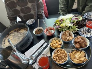 Hot pot for 3  at Thai Vegan Kitchen in Helsinki