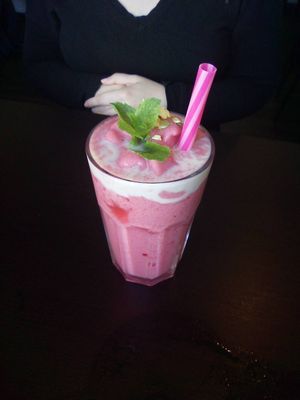 Berry Shake at Thai Vegan Kitchen in Helsinki