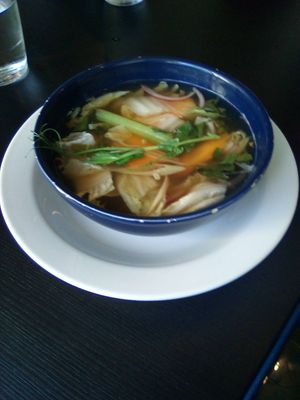 Soup at Thai Vegan Kitchen in Helsinki